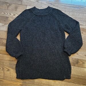 Roots Women's Charcoal Long Sweater